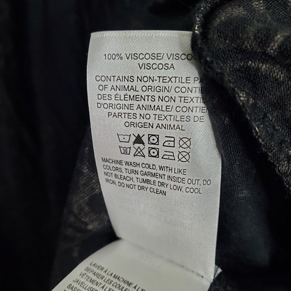 Lucky Brand Size 3X Tunic Blouse Popover Keyhole Puff 3/4 Sleeve Light Flowy - Picture 10 of 11